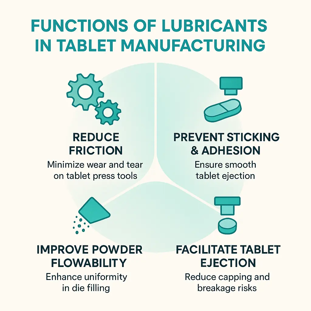 pharmaceutical lubricants: 4 critical benefits of pharmaceutical lubricant in tablet manufacturing